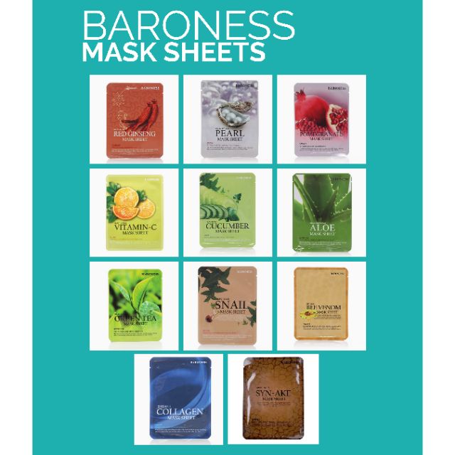 Download Best Seller Authentic Baroness Korean Facial Mask Sheet Shopee Philippines PSD Mockup Templates