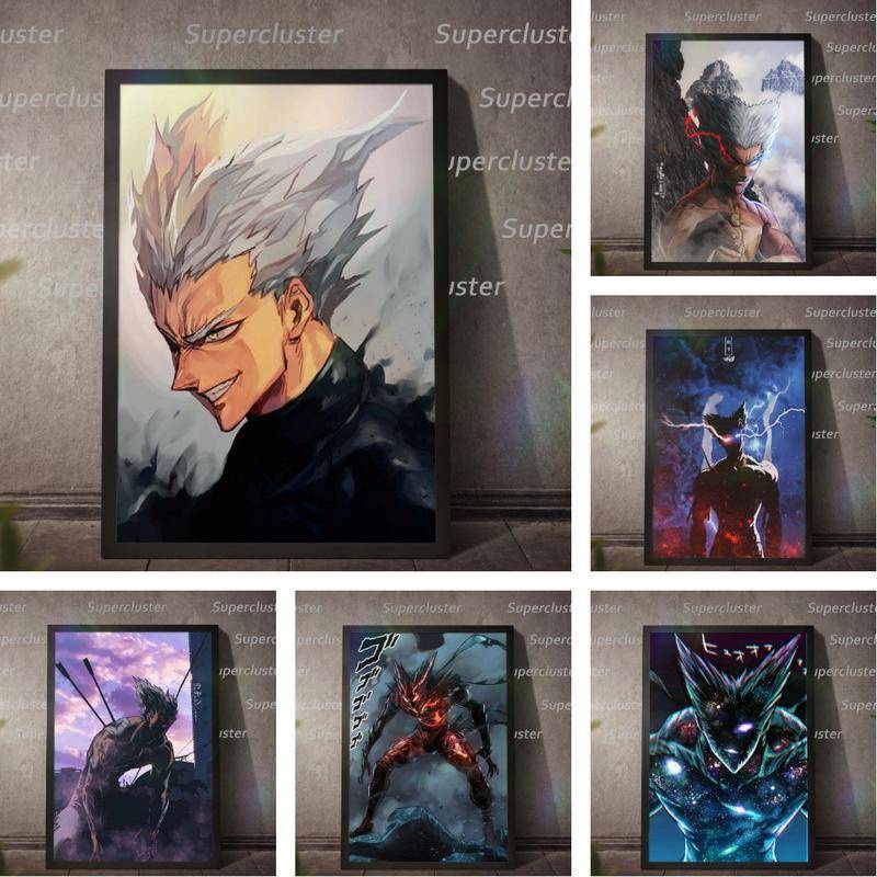 One Punch man Canvas Garou main Anime Painting Poster Wall Print Pictures Home Decoration