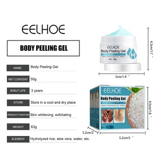Eelhoe 50g Body Peeling Gel Remove Cutin Clean Pores Exfoliating Scrub Moisturizing Skincare Peeled Skin Rejuvenation Body Lotion #9