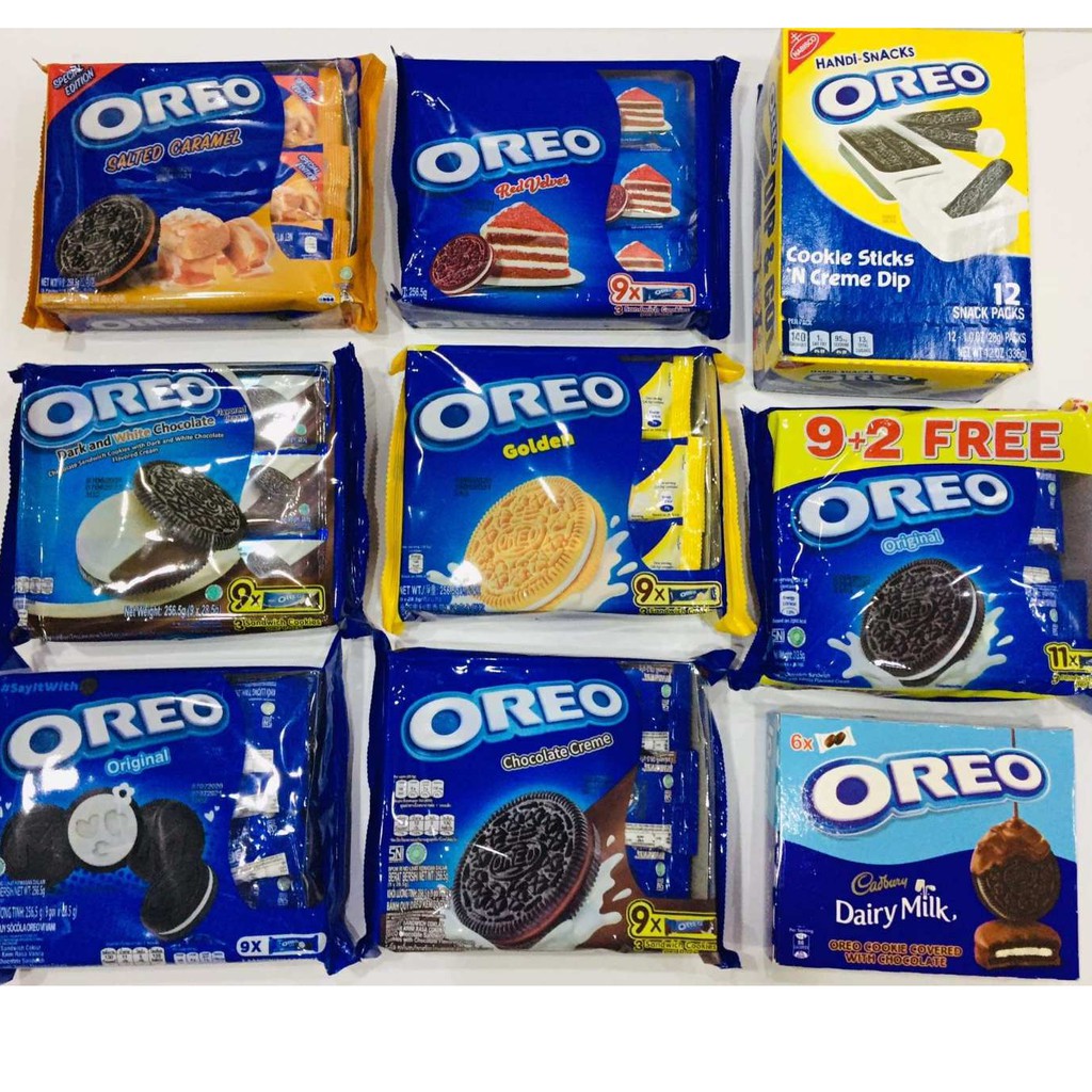 Bundle Of 2 Golden Oreo Promo Oreo Individually Packed By 3s New Item On Hand 9x3 Filled Cookies Shopee Philippines