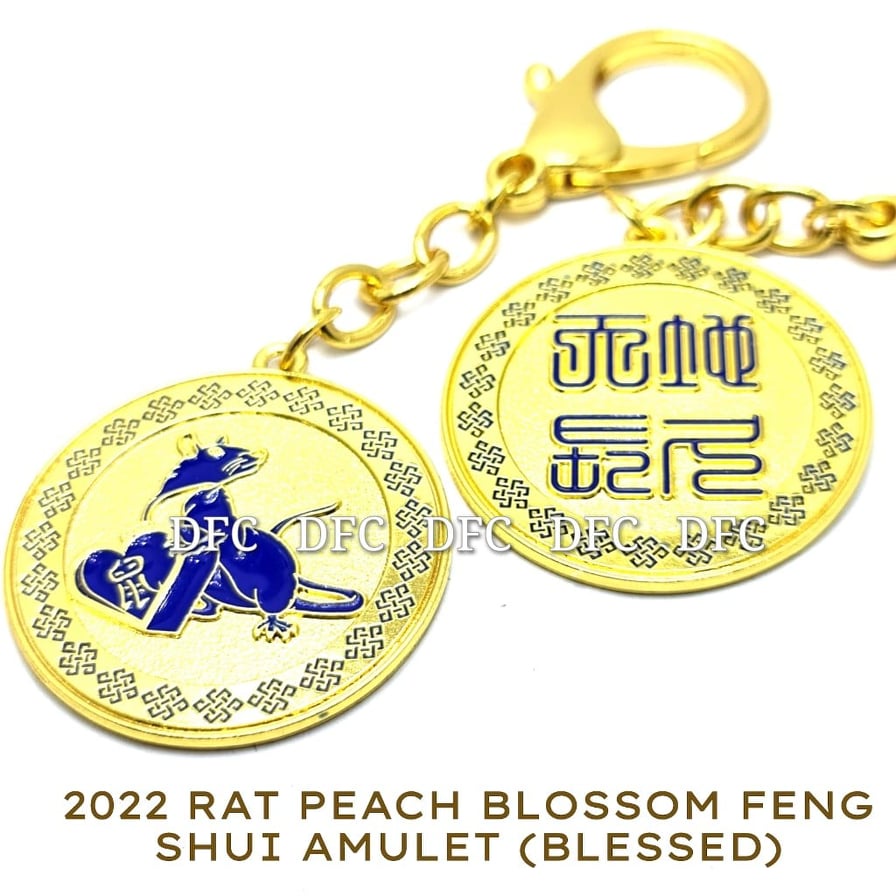 2022 RAT PEACH BLOSSOM FENG SHUI AMULET (BLESSED) | Shopee Philippines