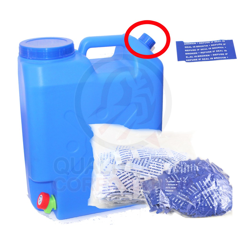 1000pcs Small cap seal (blue) for 5 gallon slim water contai Shopee
