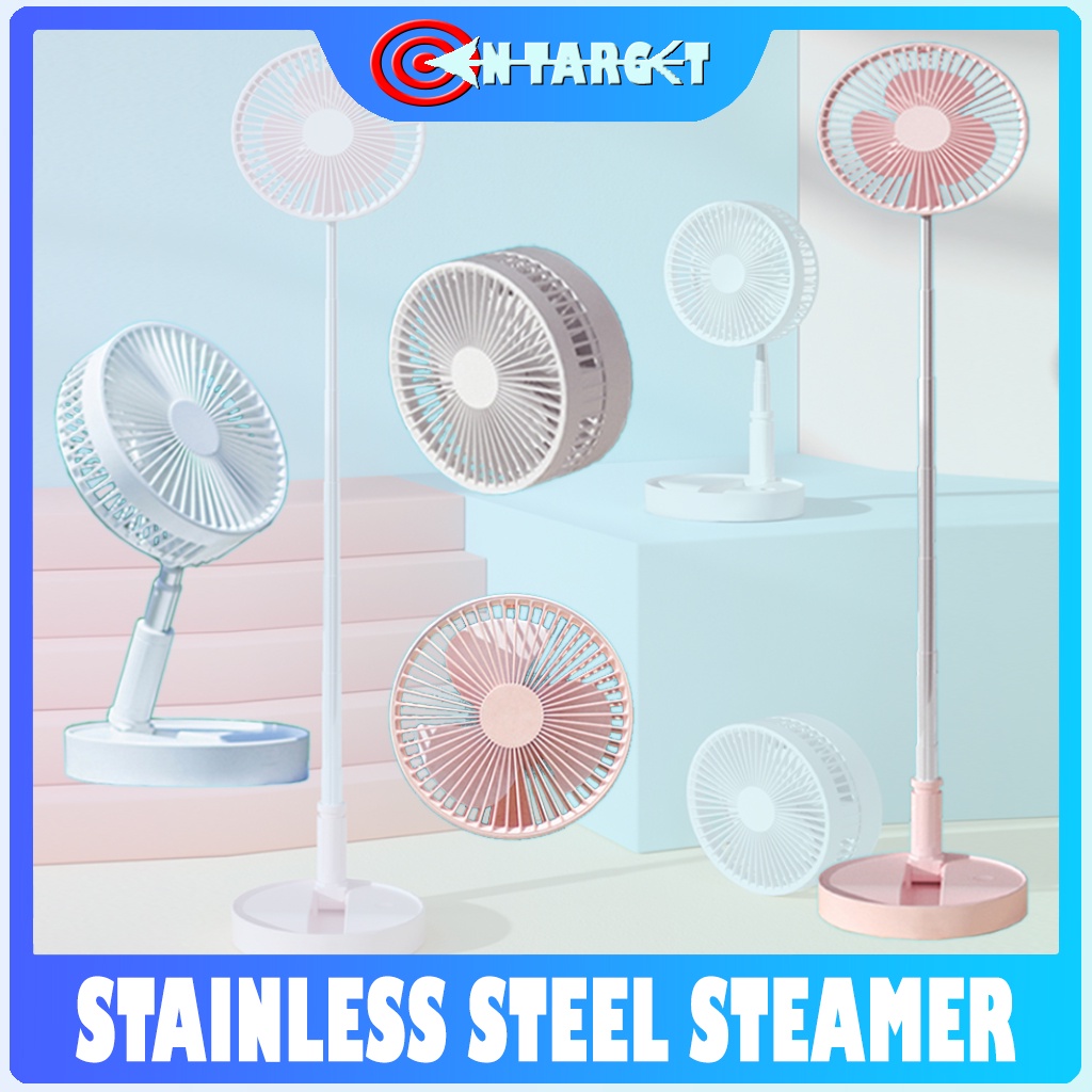 Folding small electric fan stand fan Electric telescopic fan Portable