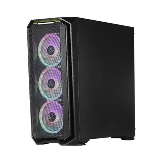 Rakk Haliya ATX PC Gaming Case Black Mid Tower Tempered Glass, mATX ...