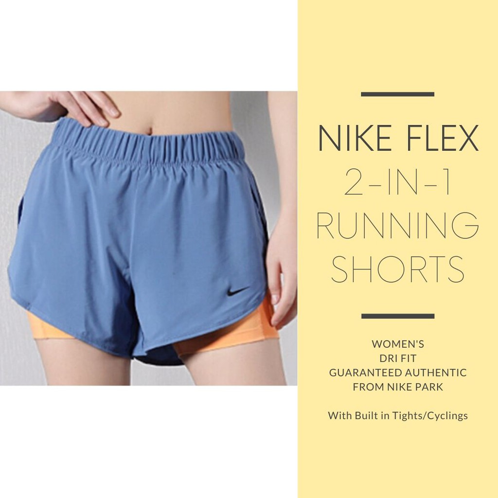 nike shorts 2 in 1