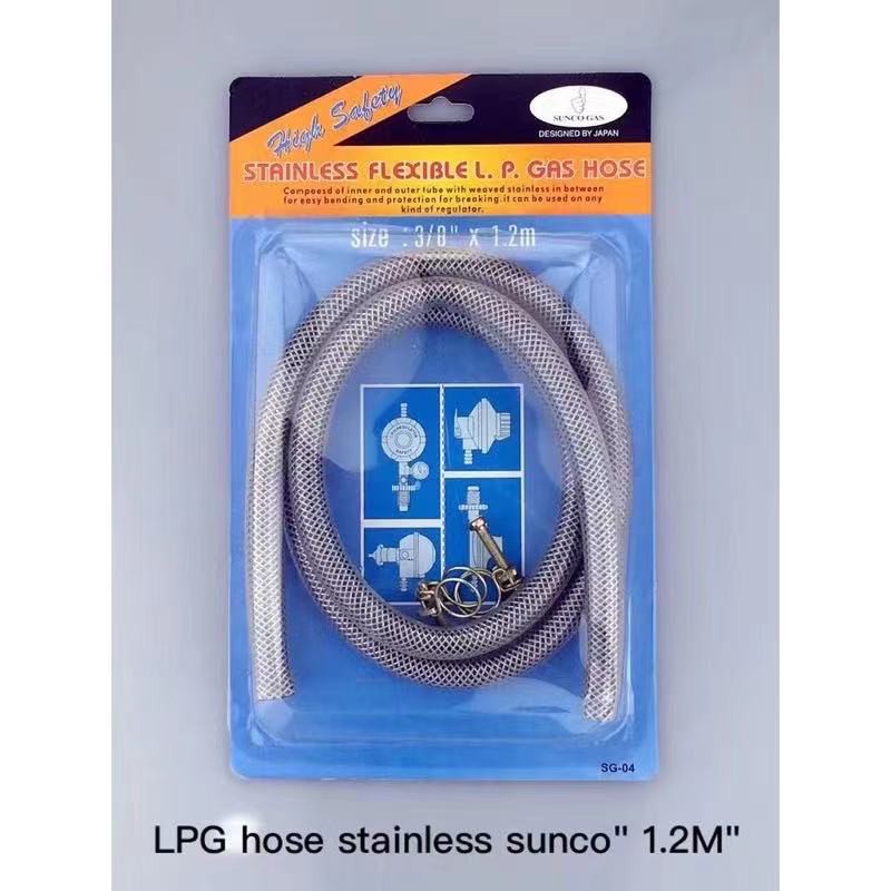 Universal LPG Gas Stove Hose Regulator 1.2 meters Heavy Duty Shopee