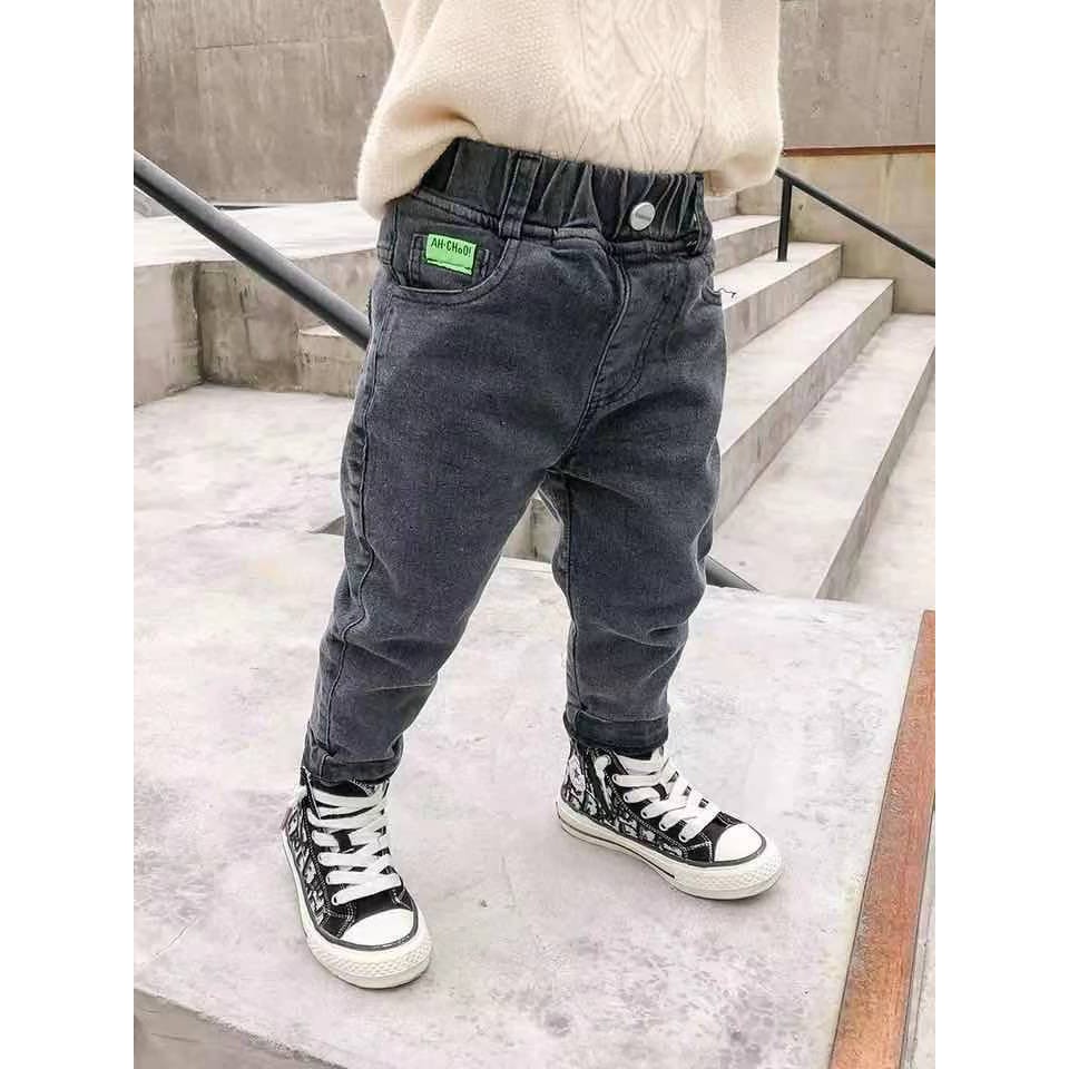 Kids Pants Baby boy 's Jeans maong pants garterized Shopee Philippines