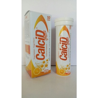 Calcid Plus Orange Flavor 1x10 Effervescent Tablets | Shopee Philippines