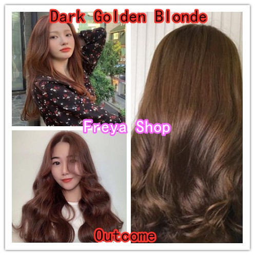 dark golden brown hair dye