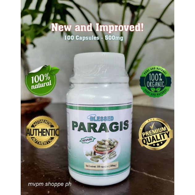 BLESSED PURE PARAGIS 100 CAPSULES for Pcos Fertility Cyst Irregular Mens
