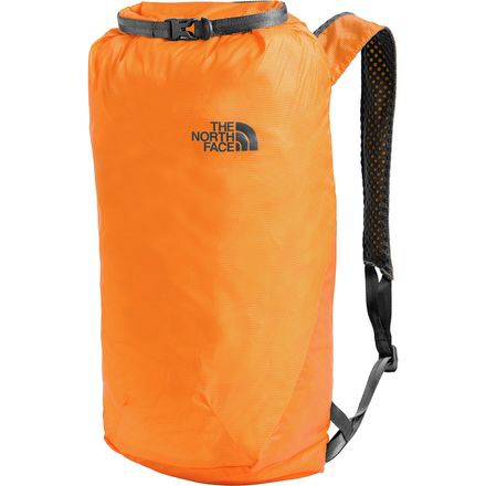 the north face flyweight rolltop backpack