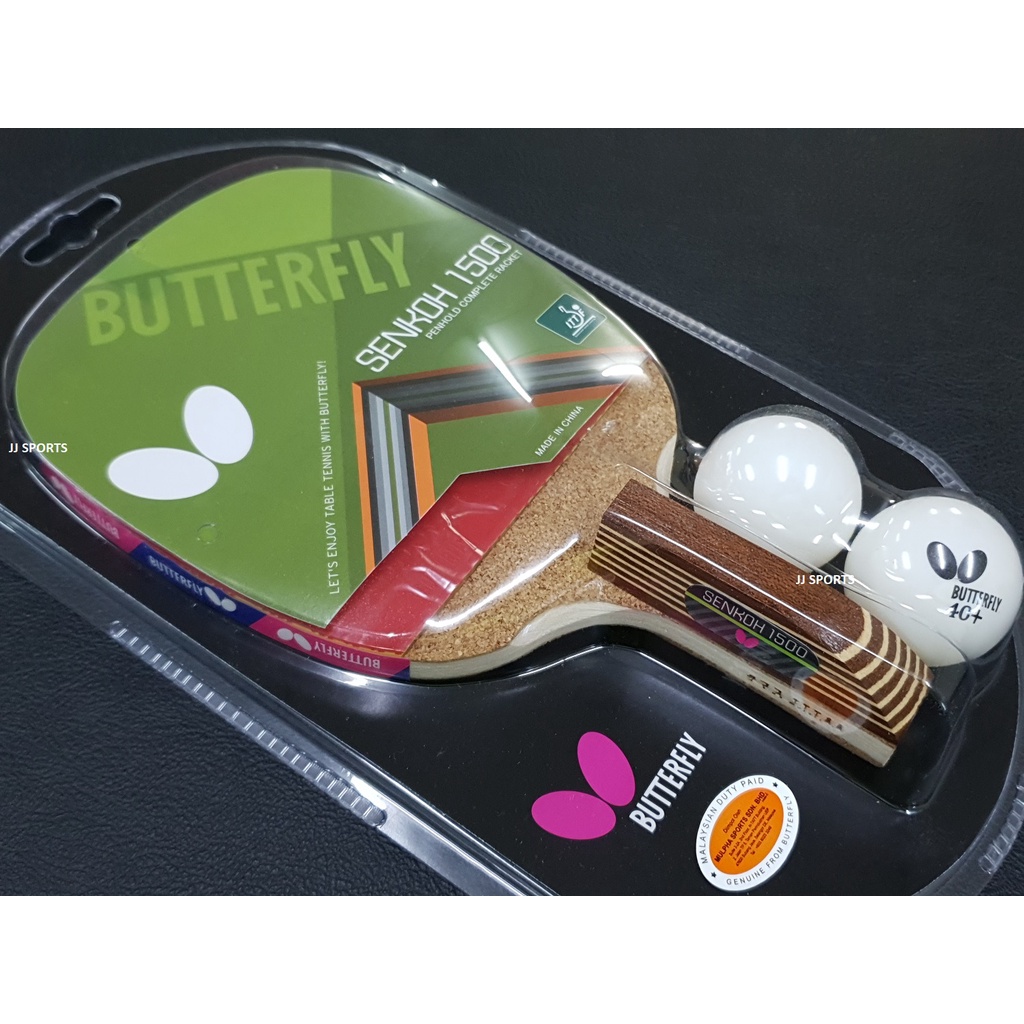 Butterfly SENKOH 1500 Penhold Table Tennis Racket Ping Pong Bat w