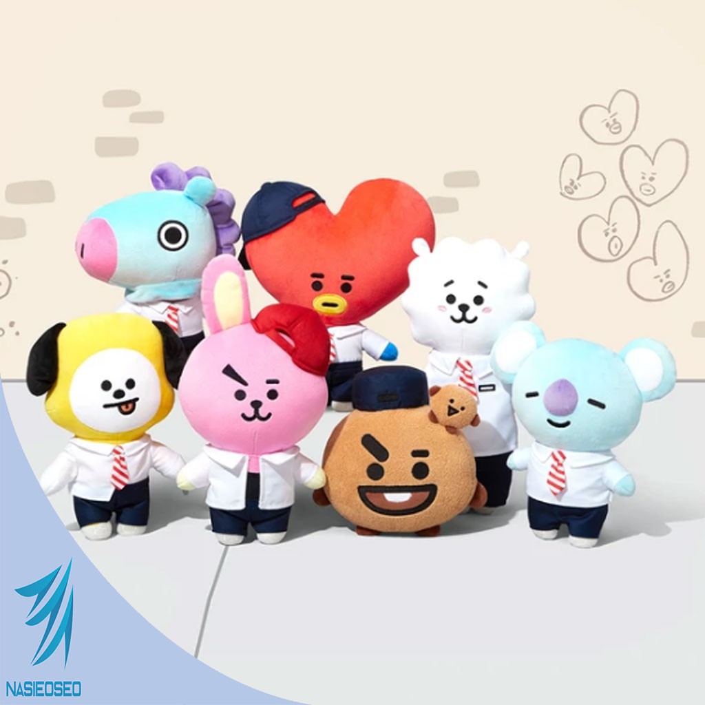 BT21 AfterSchool Plush Standing Doll | Shopee Philippines
