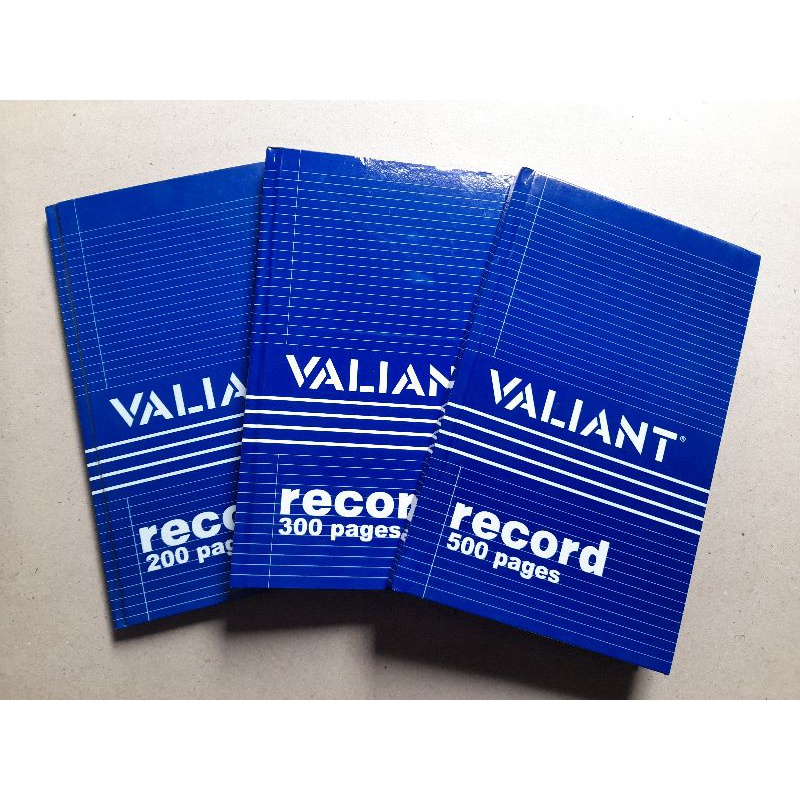 Record Book Valiant Log Book (200 500 pages) Shopee Philippines
