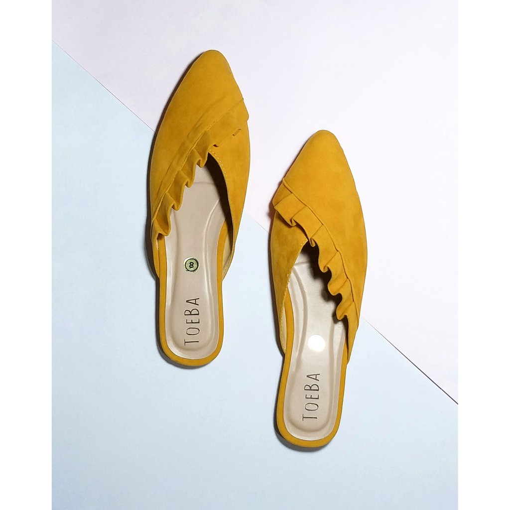 mules yellow