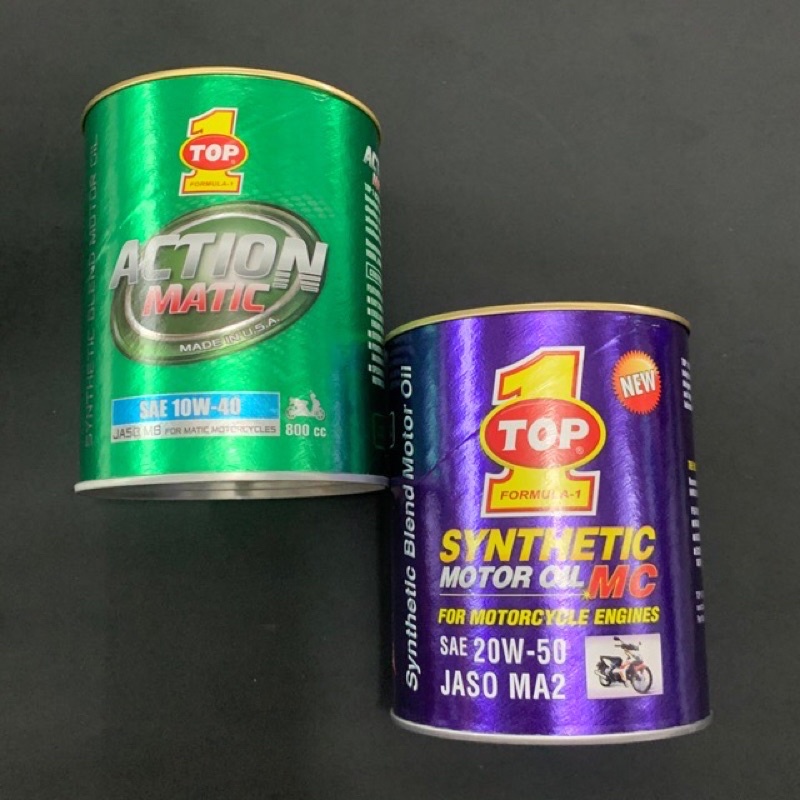 Top 1 motor oil Action Matic (10w40) & Synthetic (20w50) & Synthetic
