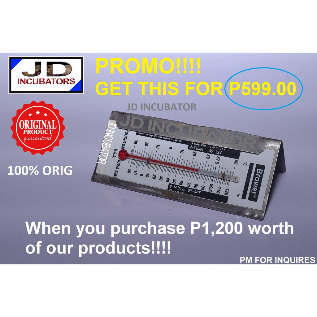 Brower Original Thermometer for Incubators Shopee Philippines