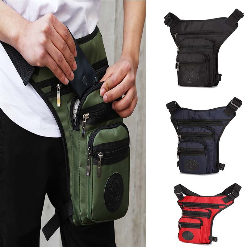 waist bag with leg strap