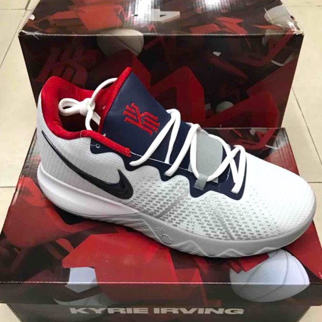 kyrie flytrap white blue red