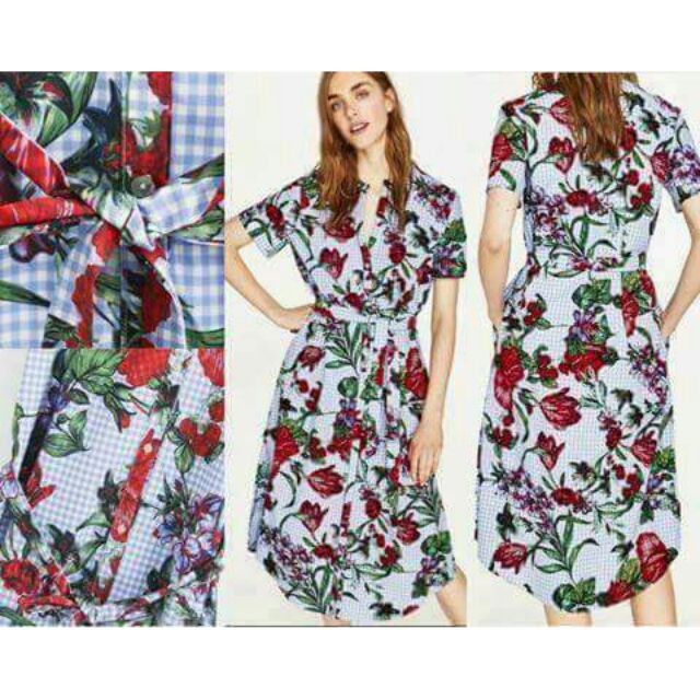 floral polo dress