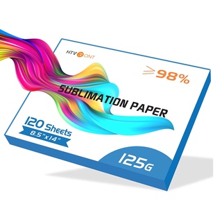 HTVRONT Sublimation Paper,8.5x14 Inch - 120 Sheets Easy to Transfer Sublimation Paper for T-shirts, Tumblers, Mugs #1