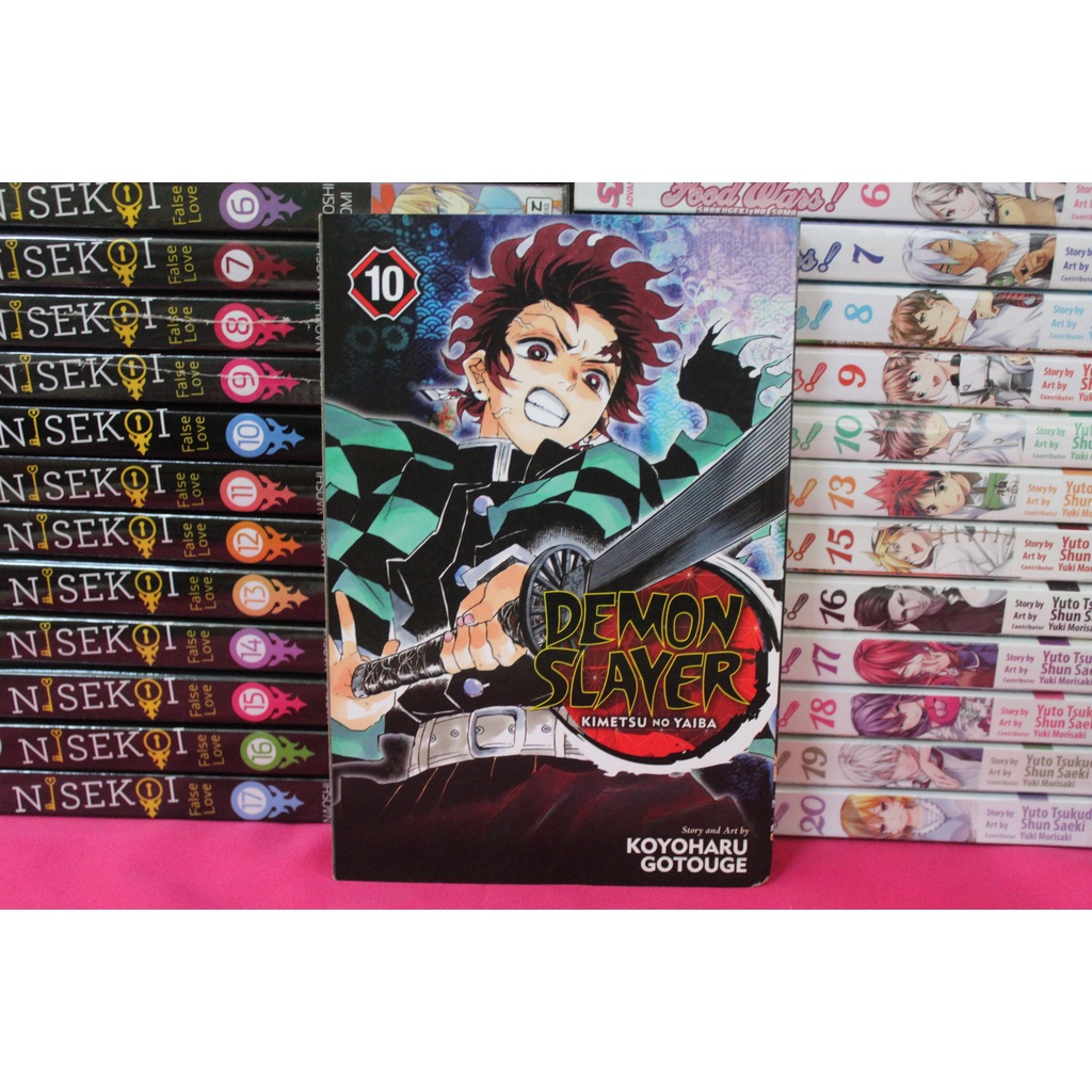 Pre Loved Demon Slayer Kimetsu No Yaiba Manga Volume 10 By Koyoharu Gotouge Shopee Philippines