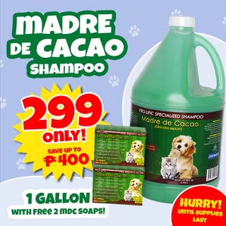 LKJ-Specialized Madre de Cacao Shampoo 1 Gallon with Free 2PCS Prolific Madre de Cacao Organic Soap