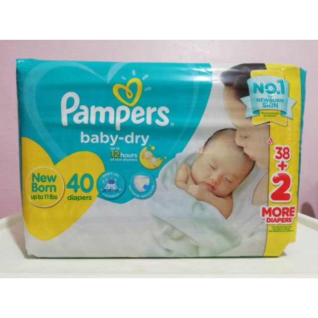 Pampers Baby Dry Tape Newborn 40 pcs 
