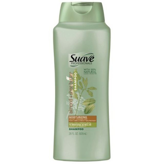Suave Professionals Almond Shea Butter Shampoo 828ml Shopee