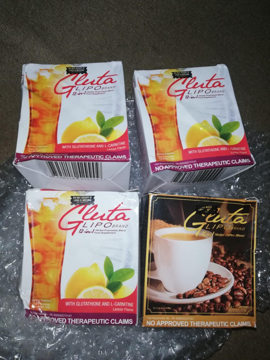 GLUTA LIPO (Authentic) Coffee, Milk Tea, Iced Tea, Milky melon, dark