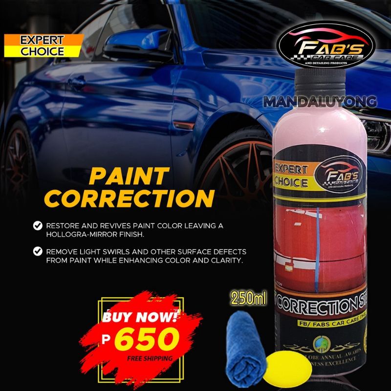 FABS PAINT CORRECTION SCRATCH REMOVER AND LIGHT SWIRL REMOVER