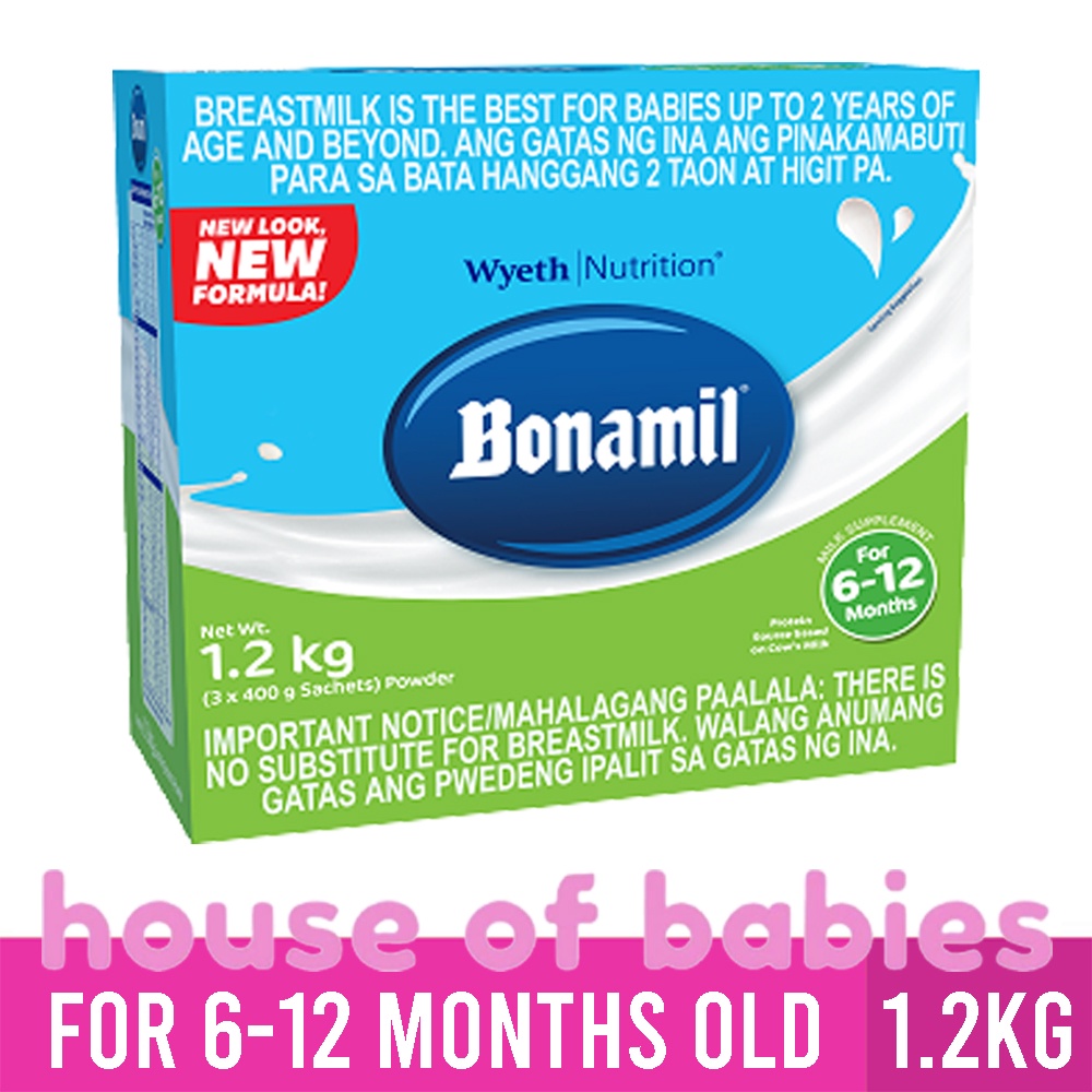 BONAMIL 1.2kg 612 Months Old Milk Supplement Shopee Philippines