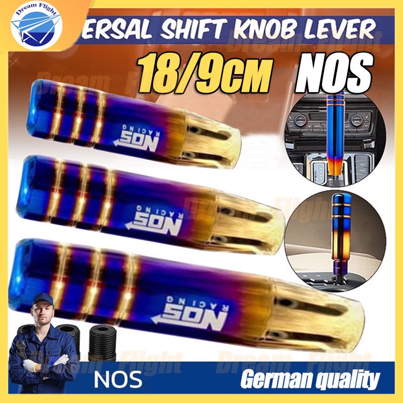 Universal NOS car titanium burnt blue shift knob shifter manual gear ...