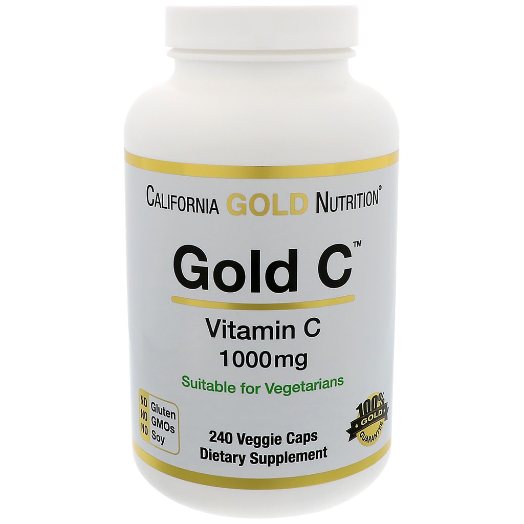 Vitamin C 1000 Mg Buy 60 Or 240 Veggie Capsules Gold C Vitaminc No Soy Gmos Gluten By Braveins Shopee Philippines