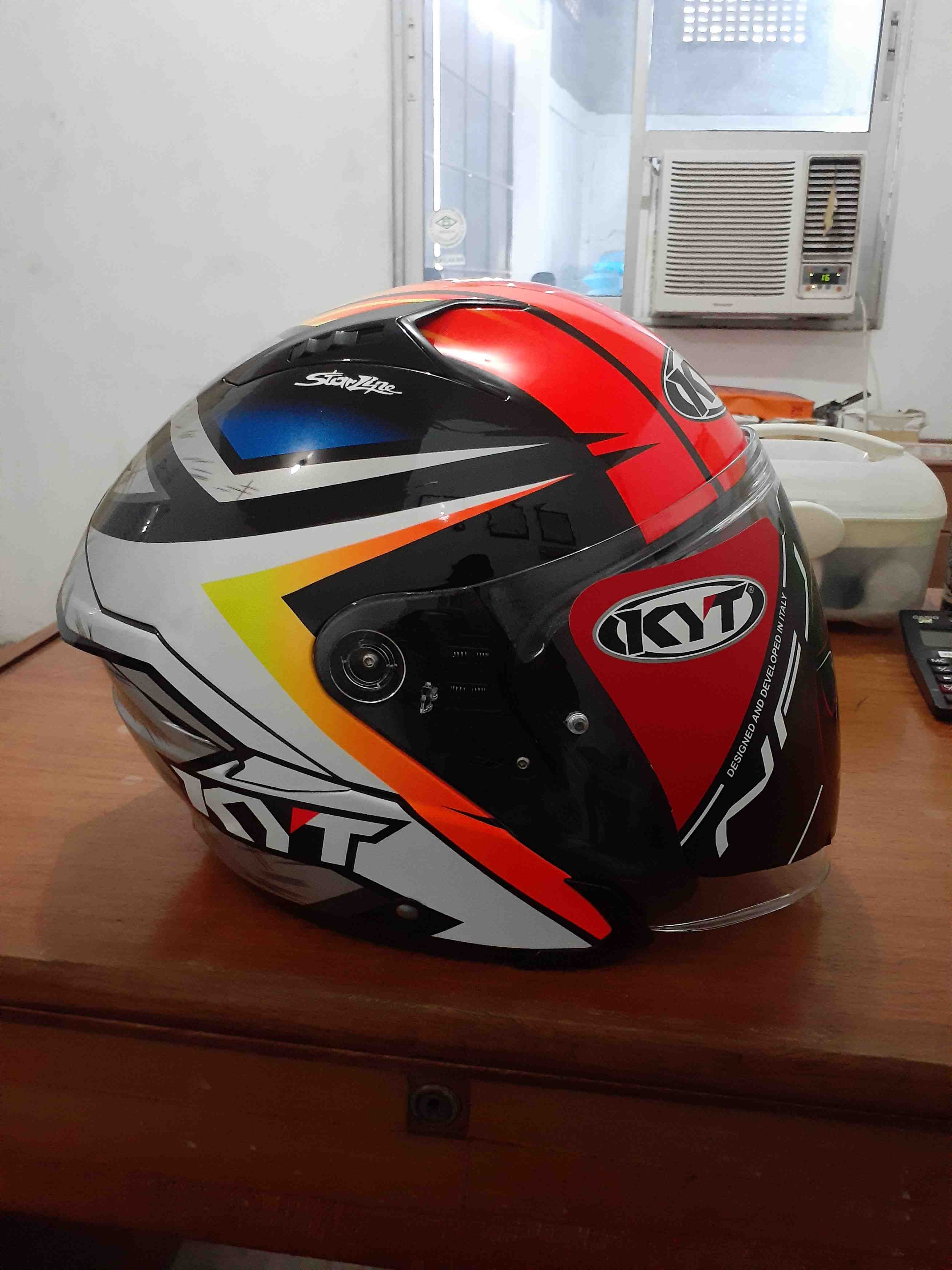KYT NFJ HALF FACE DUAL VISOR HELMET Shopee Philippines KYT NFJ HALF FACE DUAL VISOR HELMET Shopee Philippines
