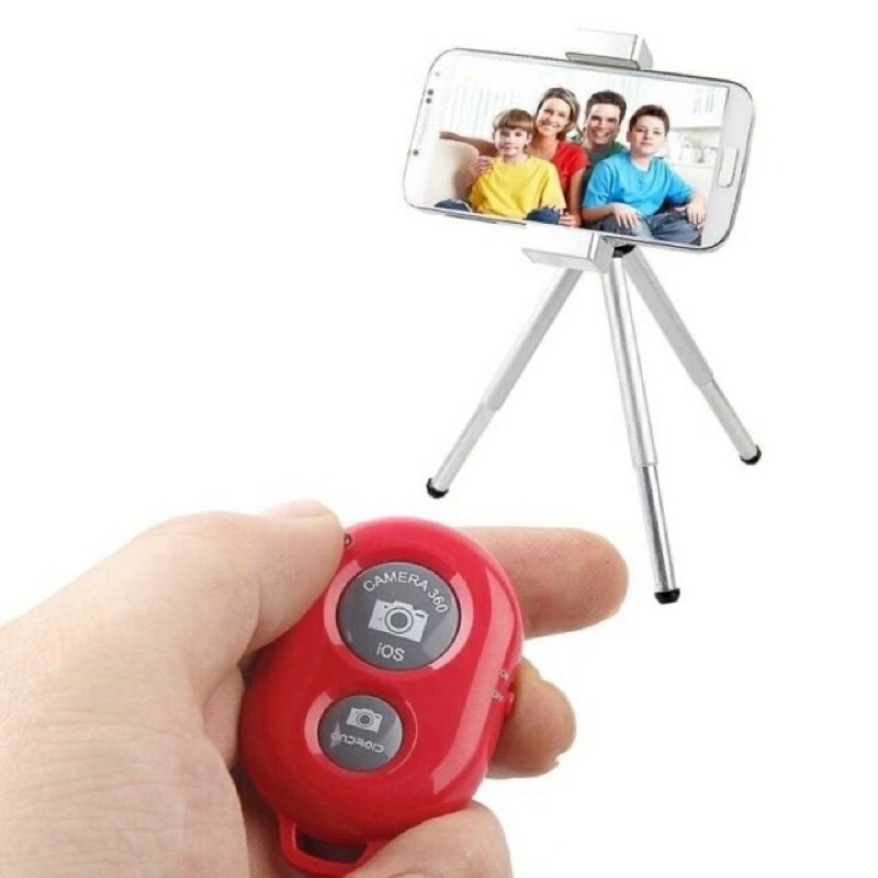 Bluetooth Remote Shutter For iPhone/Android Phone with Free battery Shopee Philippines