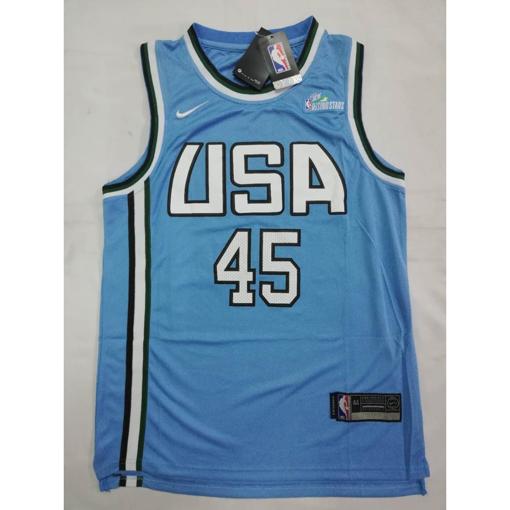 NBA TEAM USA 45 Donovan Mitchell Swingman Jersey | Shopee ...