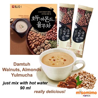 [READY] Damtuh Walnut Almond Yulmucha Tea 15 Sticks + FREE Bonus Gift