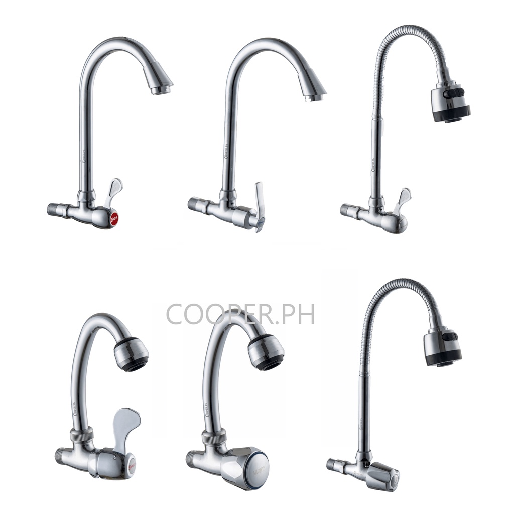 COOPER.PH sink FAUCET and wall type Faucet stainless heavy duty