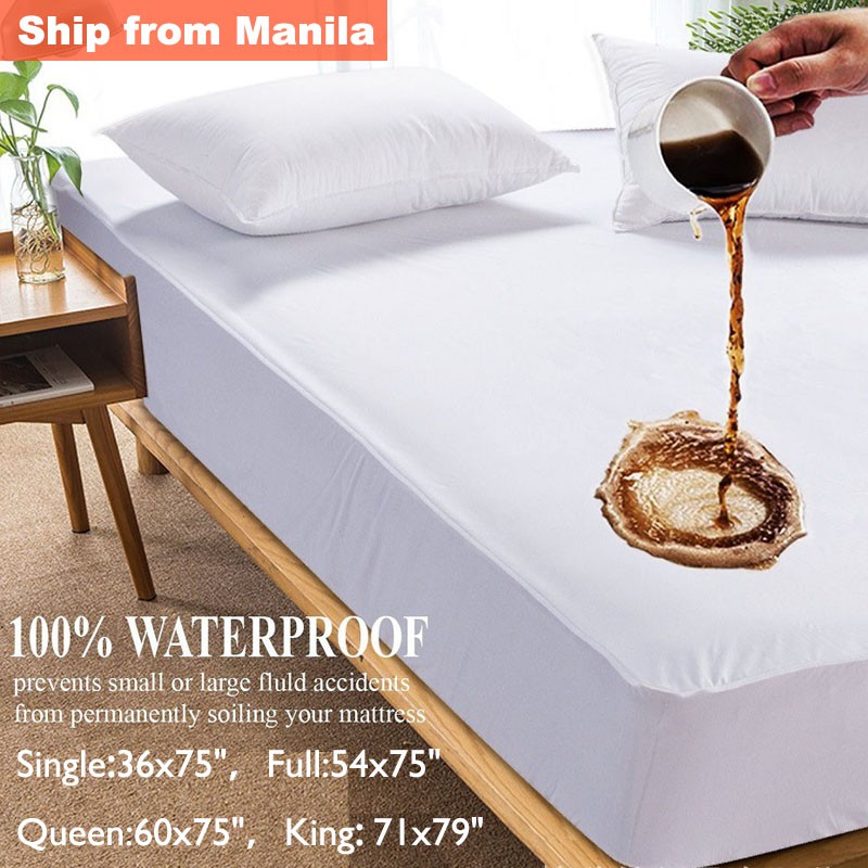 Smooth Waterproof Mattress Protector, Waterproof Bed Pad King Size