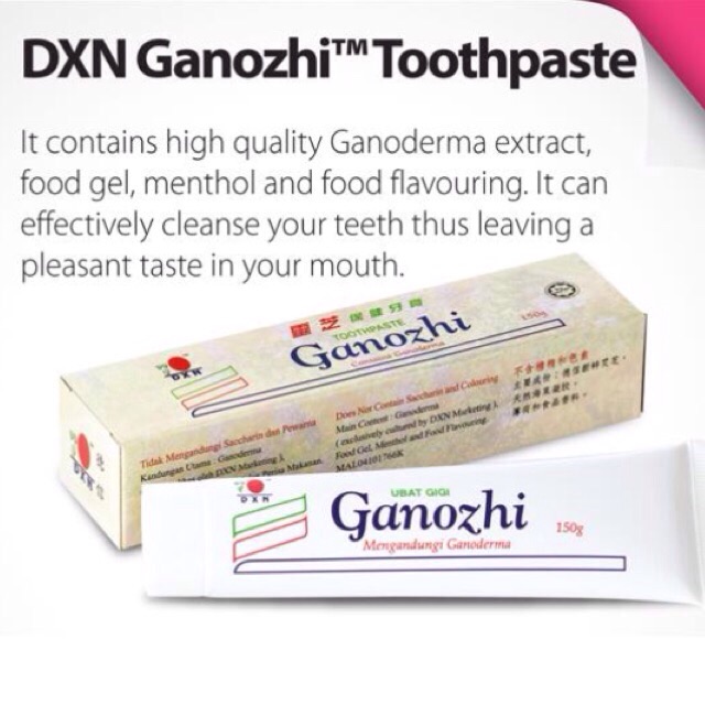DXN Ganozhi Toothpaste 150g Shopee Philippines