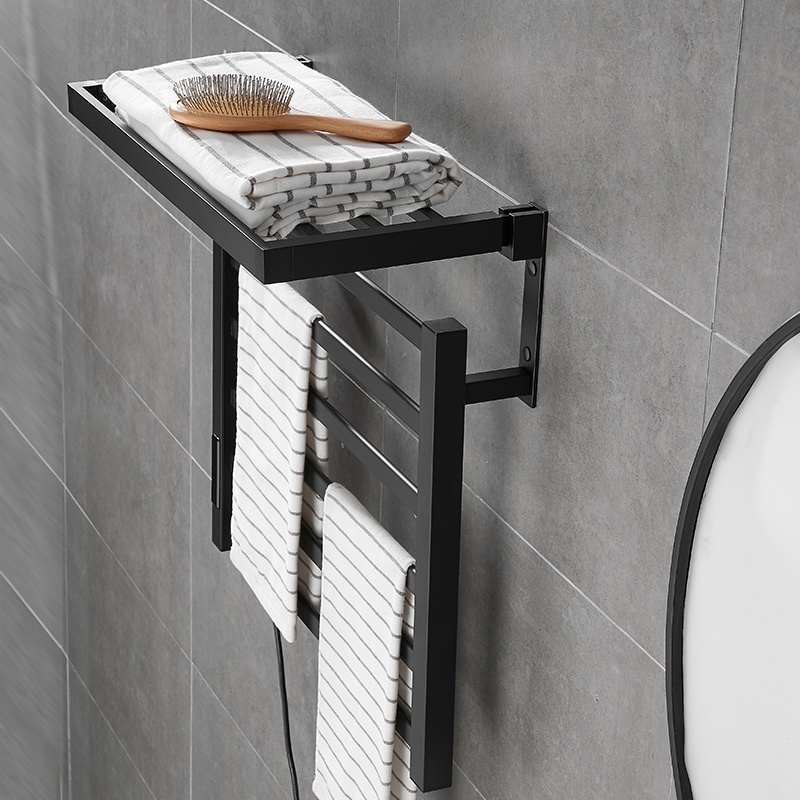 Bathroom Electric Bath Towel Warmer Heating Towel Shelf Rack Towel