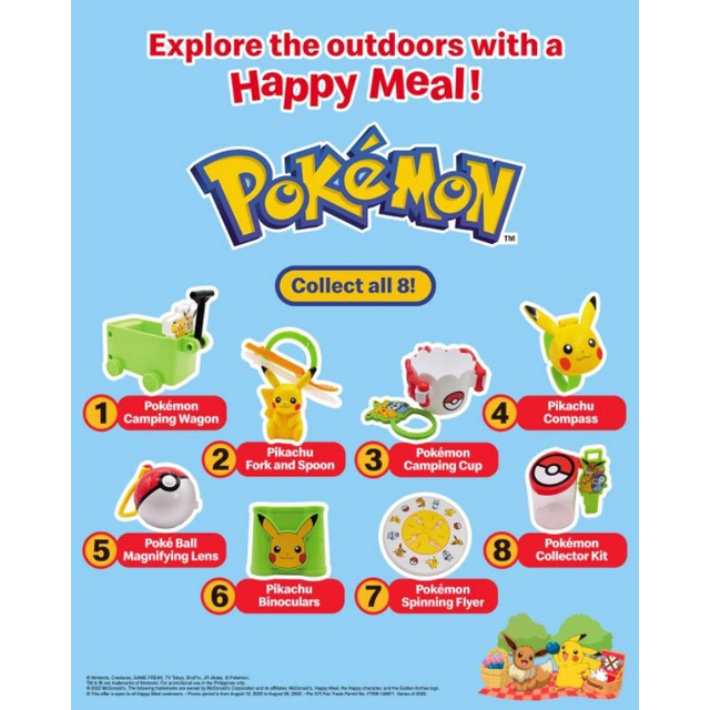 MCDO HAPPY MEAL POKEMON LATEST COLLECTION Shopee Philippines