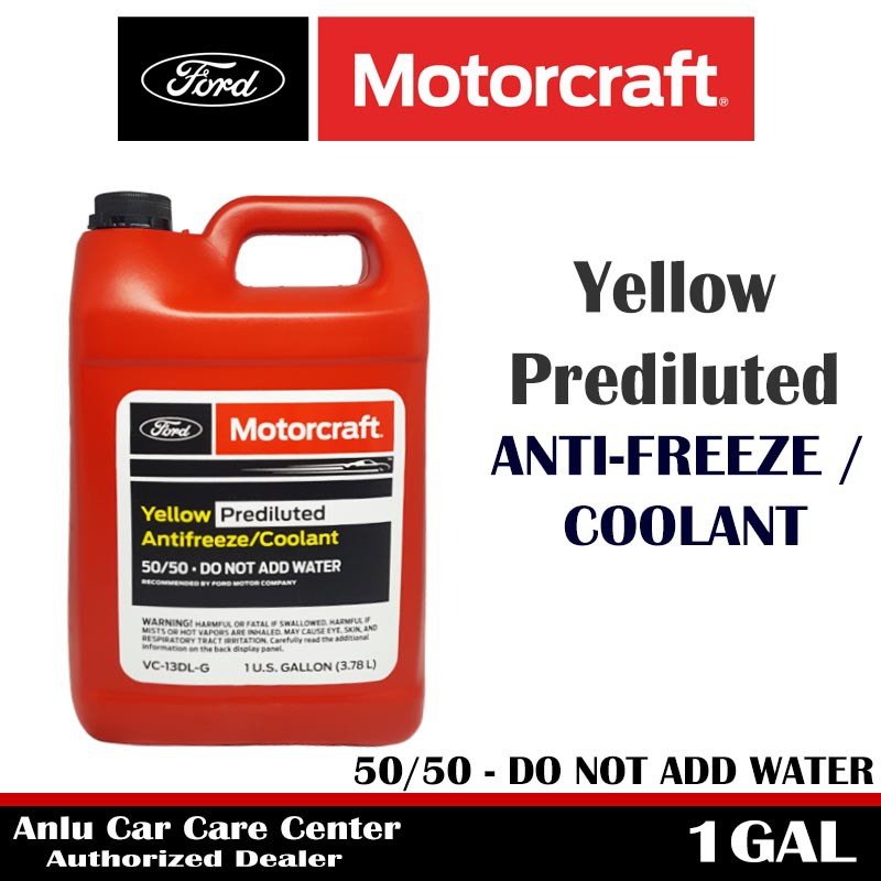 Original Motorcraft Prediluted AntiFreeze Coolant For FORD (3.78 L) PART NO.VC13DLG Shopee