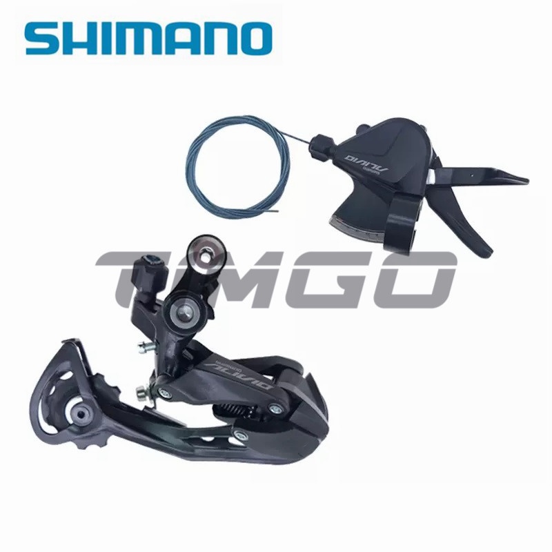 Shimano Alivio M3100 1x9 Speed Groupset SL-M3100 Right Shifter RD-M3100 ...