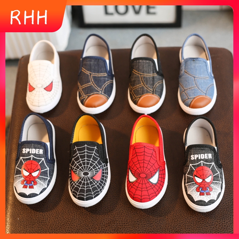 spider man canvas shoes