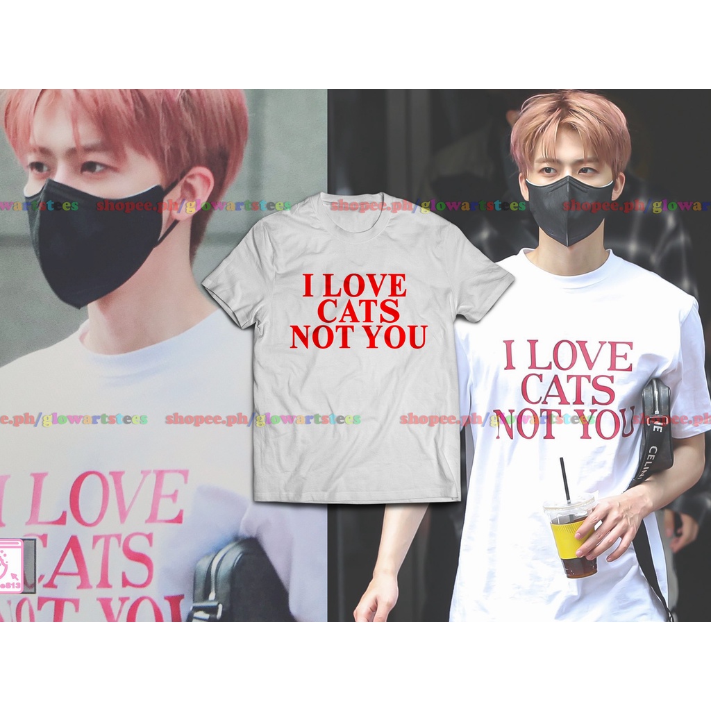 i love cats not you shirt jaemin