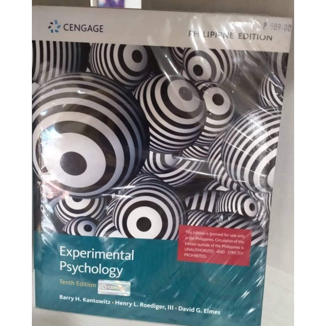 experimental psychology textbook