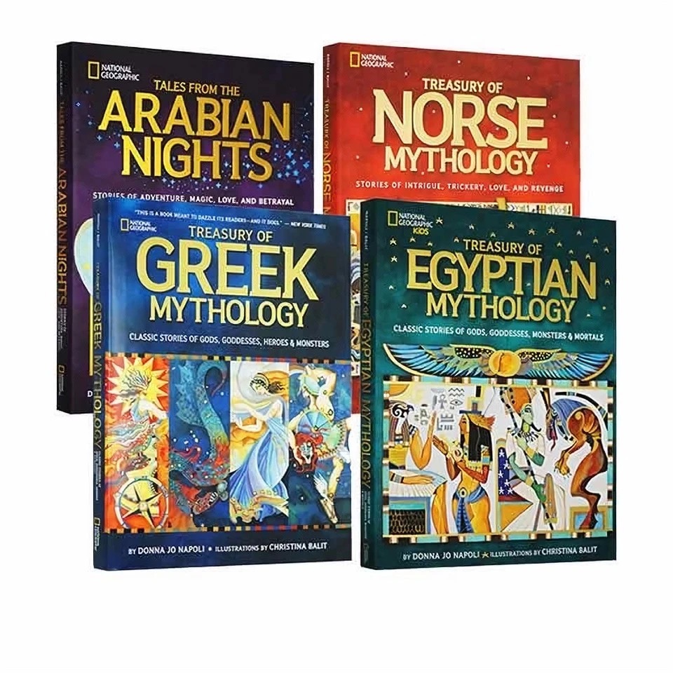 National Geographic Books: Greek Mythology, Norse Mythology, Egypt and