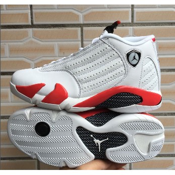 jordan 14 red white